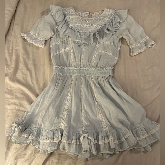 LoveShackFancy Cooper Dress in Riviera (17) - Picture 9 of 9